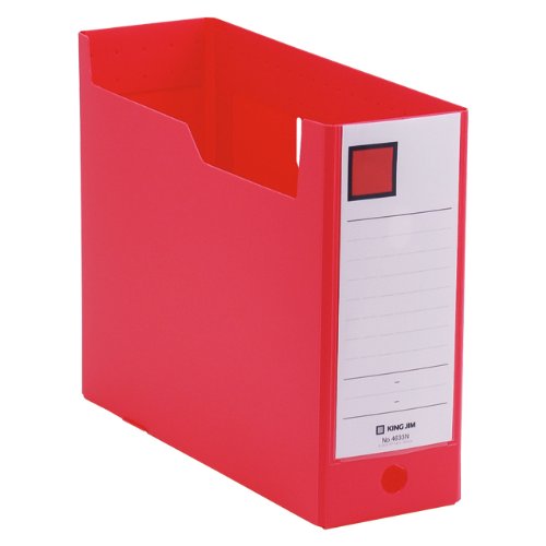キングジム Gボックス 4633N PP A4 100mm 赤（10セット）