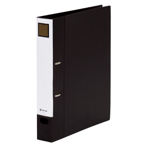 キングジム Dリングファイル 脱 着 A4S 697 黒（10セット）