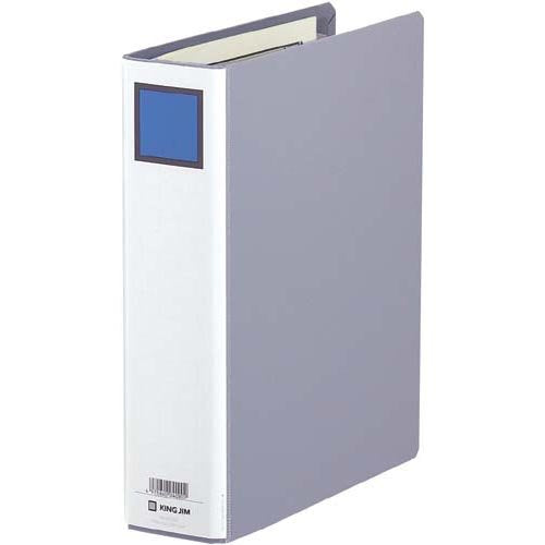 キングジム キングファイル G A4 タテ 500枚 955N グレー（10セット）
