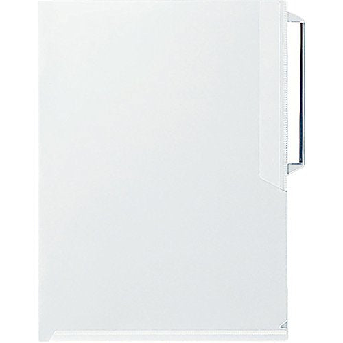 キングジム クリアーホルダー 差替え見出し付 10枚パック A4 792-10 乳白（10セット）