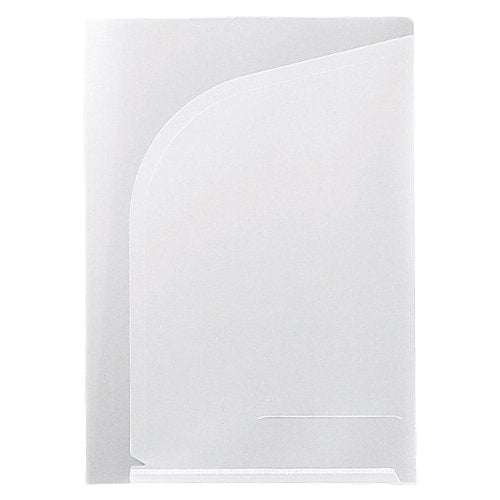 キングジム クリアーホルダー 2ポケット 10枚 793-10 乳白（10セット）