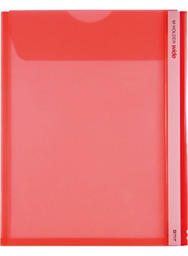 キングジム Mホルダ-（S型） A4S 733Wアカ（10セット）