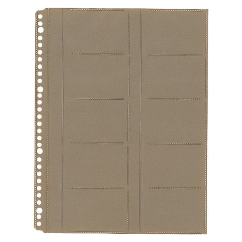 キングジム 名刺ホルダー 台紙 30穴 39D（10セット）