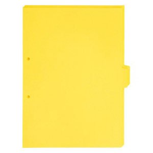 キングジム カラーインデックス5山（単色） 黄 A4S 907T20キイ（10セット）