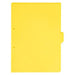キングジム カラーインデックス5山（単色） 黄 A4S 907T20キイ（10セット）