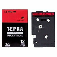 ＴＲテープカートリッジ　アカ TC12R キングジム 4971660751402（10セット）