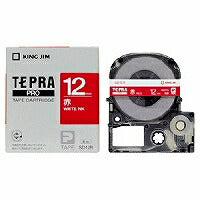 キングジム テープカートリッジ テプラPRO SD12R カラーラベル（10セット）
