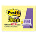 ポスト イット 強粘着ノート 75mm×100mm イエロー 90枚×1パッド 657SS-RPY（10セット）