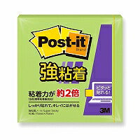 スリーエムジャパン ポスト イット強粘着７５×７５ パステル 緑 １冊（10セット）