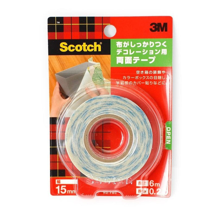 スコッチ・３Ｍ　布用デコ両面テープ　　ＨＤ－ＦＢＣ　４５４９３９５８８９０２０（10セット）
