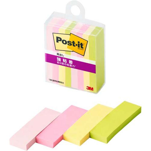 スコッチ・３Ｍ ポストイット強粘着見出しマ 700SS-MC-4N　4550309342616（10セット）