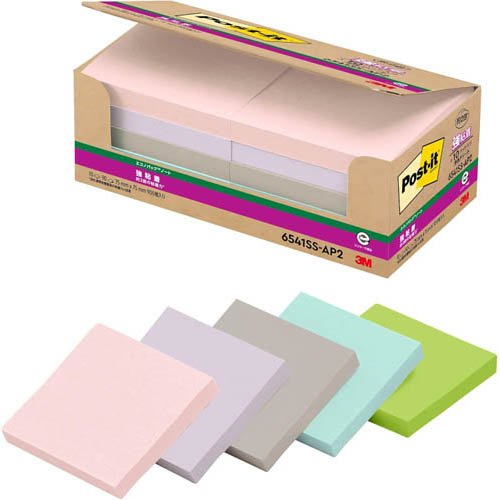スコッチ・３Ｍ ポスト・イットエコノパック強粘 6541SS-AP2　4550309410407