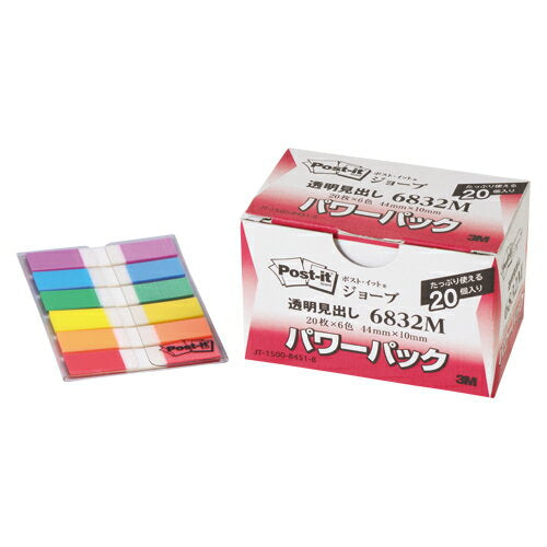 スコッチ・３Ｍ ジョーブ　パワーパック透明　 6832M（10セット）