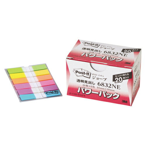 スコッチ・３Ｍ ジョーブ　パワーパック透明　 6832NE（10セット）