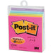 ポスト イット ノート 75x75mm 30枚x蛍光5色 654MC（10セット）