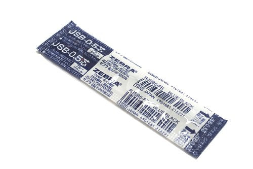 ゲルボールペン替芯 JSB-0.5芯【ブルーブラック】 RJSB5-FB（10セット）