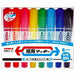 ゼブラ 水性ペン 紙用マッキー 8色 WYT5-8C（10セット）