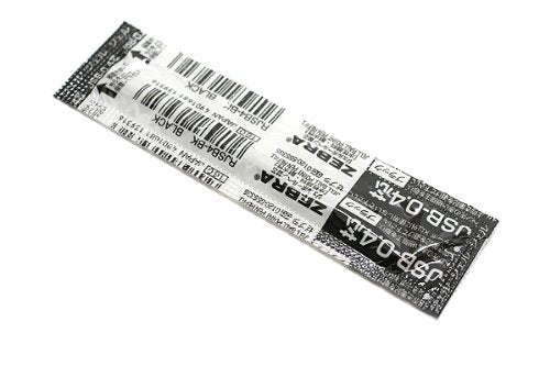 ゼブラ ZEBRA ゲルインクボールペン替芯 JSB-0.4芯【ブラック】 RJSB4BK（10セット）