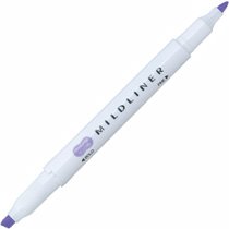 マイルドライナー 細字/太字【マイルドバイオレット】 WKT7-MVI（10セット）
