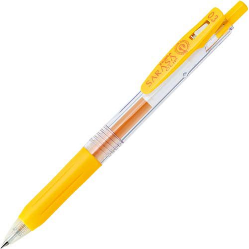 ゼブラ サラサクリップ０．３ｍｍ 黄 １本（10セット）