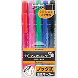 ゼブラ 油性ペン マッキーノック 細字 5色 YYSS6-5C（10セット）
