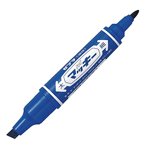 ゼブラ 油性マーカー ハイマッキー P-MO-150-MC-BL 青（10セット）