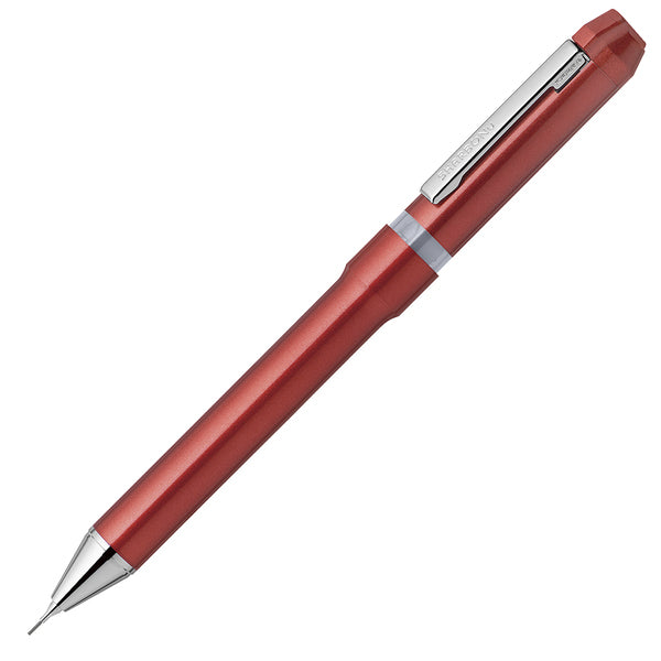 SHARBO ZEBRA SBS35-R [Shabo Nu (Neu) rotierender Multifunktionsstift, Kugel (Schwarz/Rot), 0,5 mm + scharf, 0,5 mm, Rot] 4901681393831