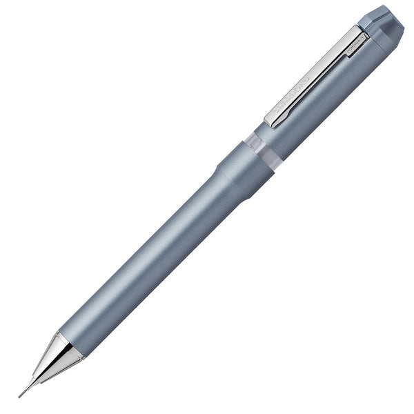 SHARBO ZEBRA SB35-BGR [Shabo Nu (ใหม่) Rotary Multi-Function Pen Ball (ดำ/แดง) 0.7mm + Sharp 0.5mm Blue Grey] 4901681393909