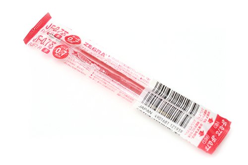 ゼブラ ボールペン用替芯ＪＦ０．７芯 赤 １本入（10セット）