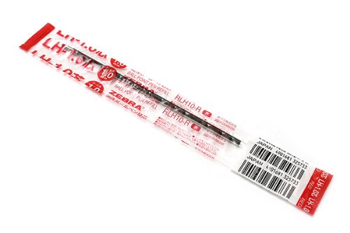 ゼブラ ボールペン用替芯ＬＨ１．０芯 赤 １本入（10セット）