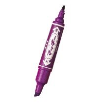 ゼブラ 油性マーカー ハイマッキー 紫（10セット）