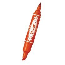 ゼブラ 油性マーカー ハイマッキー オレンジ（10セット）