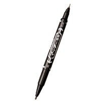 ゼブラ 油性マーカー マッキー極細 黒（10セット）