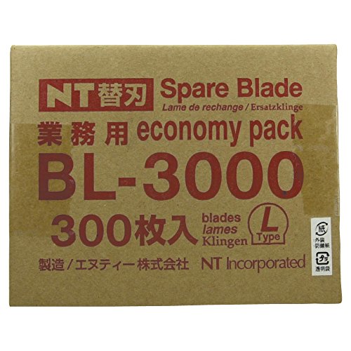 エヌティー 業務用L型カッター用 替刃 100枚入り 刃厚0.45mm BL-2300（10セット）