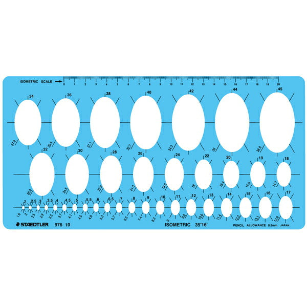 ステッドラー日本_だ円定規_976-10（10セット）