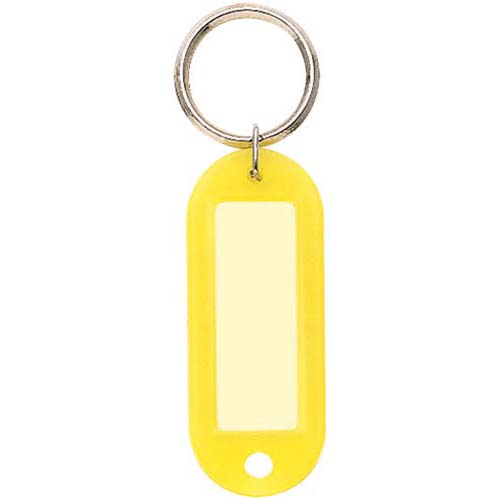 ﾅﾌ-210Y コクヨ キーホルダー型名札両面表示用大PP製黄 ナフ-210Y***** コクヨ ﾅﾌ-210Y　4901480422497（10セット）