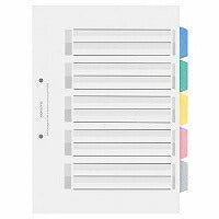 コクヨ/ｶﾗｰ仕切ｶｰﾄﾞA4S 4901480202907（10セット）