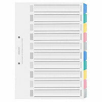 コクヨ/ｶﾗｰ仕切ｶｰﾄﾞA4S 4901480202921（10セット）