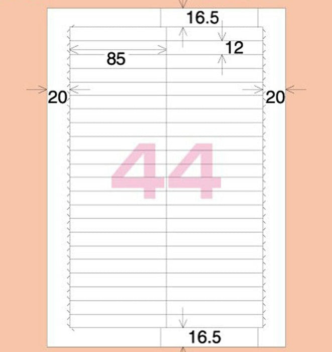 KOKUYO カラーレーザー&amp;インクジェット用はかどりラベル KPC-EF85 コクヨ KPC-EF85（10セット）