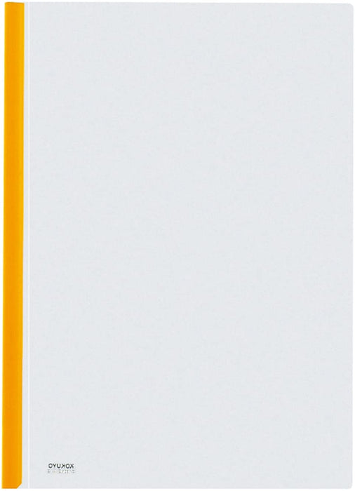 コクヨ レールクリヤーホルダー A4 20枚収容 黄 フ-760Y 4901480038544（10セット）