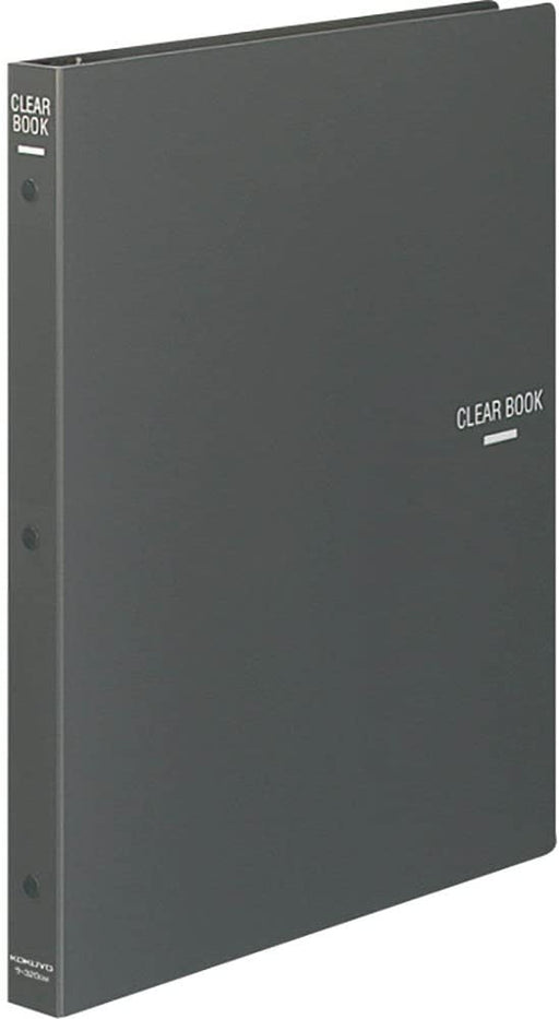 コクヨ ファイル クリアファイル 替紙式 A4 灰 ラ-320DM 4901480042701（10セット）