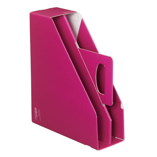 ﾌ-KES470R コクヨ ファイルボックスKaTaSu 取手付きスタンド 赤 コクヨ 4901480335469（10セット）