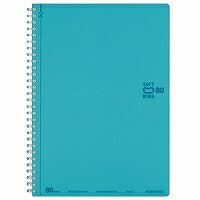 コクヨ ソフトリングドットＢ罫８０マイＢ５  ｽ-SV308BT-LB（10セット）