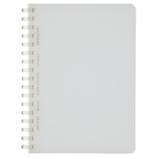 コクヨ KOKUYO ス-SV558WT-T [ソフトリング 方眼ドット罫 80枚 A6 透明]（10セット）