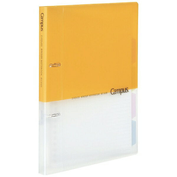 2穴ルーズリーフバインダー ルPP358Y（10セット）