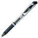 ぺんてる Pentel ゲルインキボールペン エナージェル 0.5mm シルバー軸 黒インキ BLN55-A（10セット）