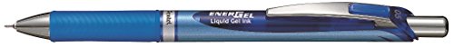ぺんてる Pentel ゲルインキボールペン ノック式エナージェル 0.5mm ブルー軸 青インキ BLN75-C（10セット）