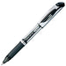 ぺんてる Pentel ゲルインキボールペン エナージェル 1.0mm シルバー軸 黒インキ BL60-A（10セット）