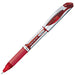 ぺんてる Pentel ゲルインキボールペン エナージェル 1.0mm シルバー軸 赤インキ BL60-B（10セット）
