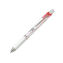 ぺんてる Pentel シャープペンシル エナージェルシャープ 0.5mm パールホワイトピンク軸 PL75-PW（10セット）